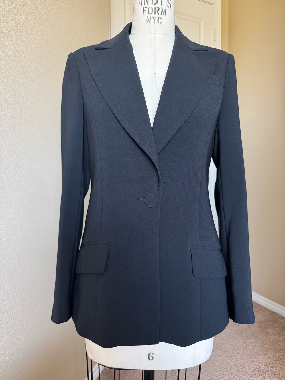 Sergio Hudson for Target Classic Single-Button Black Women’s Blazer XS